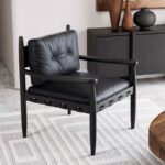 Gaoliang Sofa Chair Luxury Black Accent Chair Living Room Chairs Furniture Sofa OEM/ODM (DY45)