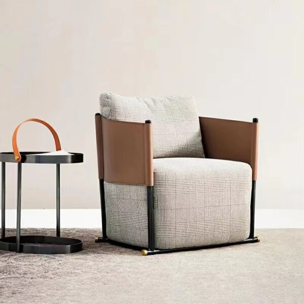 Gaoliang Accent Chairs Furniture Modern Leather Fabric Living Room Armchair for Home OEM/ODM (DY83)