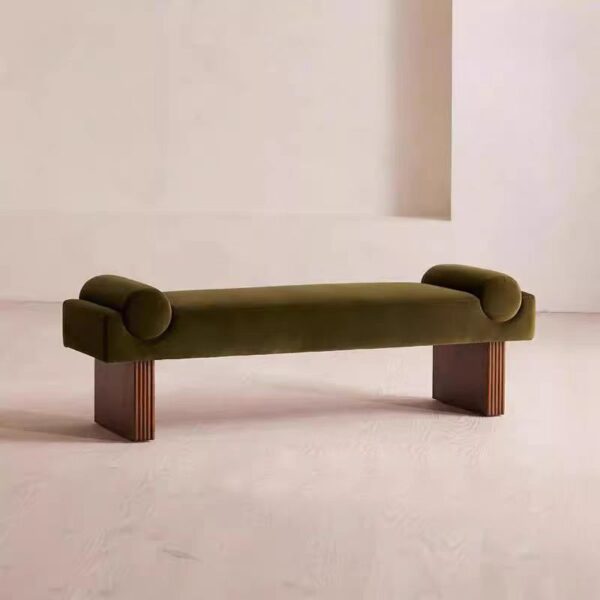 Gaoliang Ottoman Bench Chair Changing Shoes French Retro Side Stools OEM/ODM (DZ12)