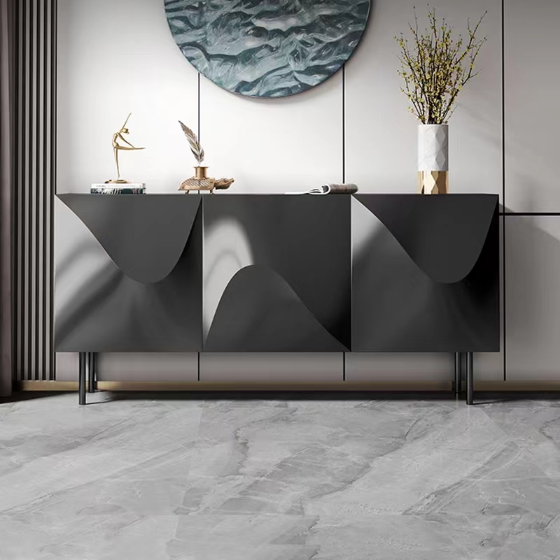 Gaoliang Sideboard Buffet Cabinet Modern Black Living Room Cabinets OEM/ODM (GZ100)