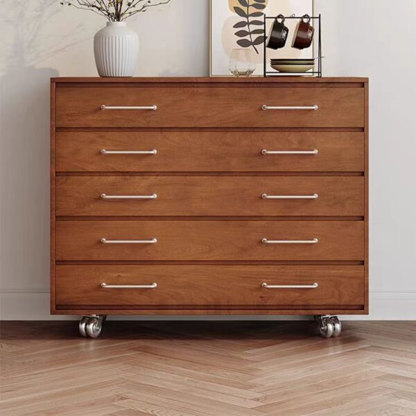 Gaoliang Sideboard Cabinet Modern Nordic Solid Wood Chest of Drawer of Bedroom Cabinets Furniture OEM/ODM (GZ177)