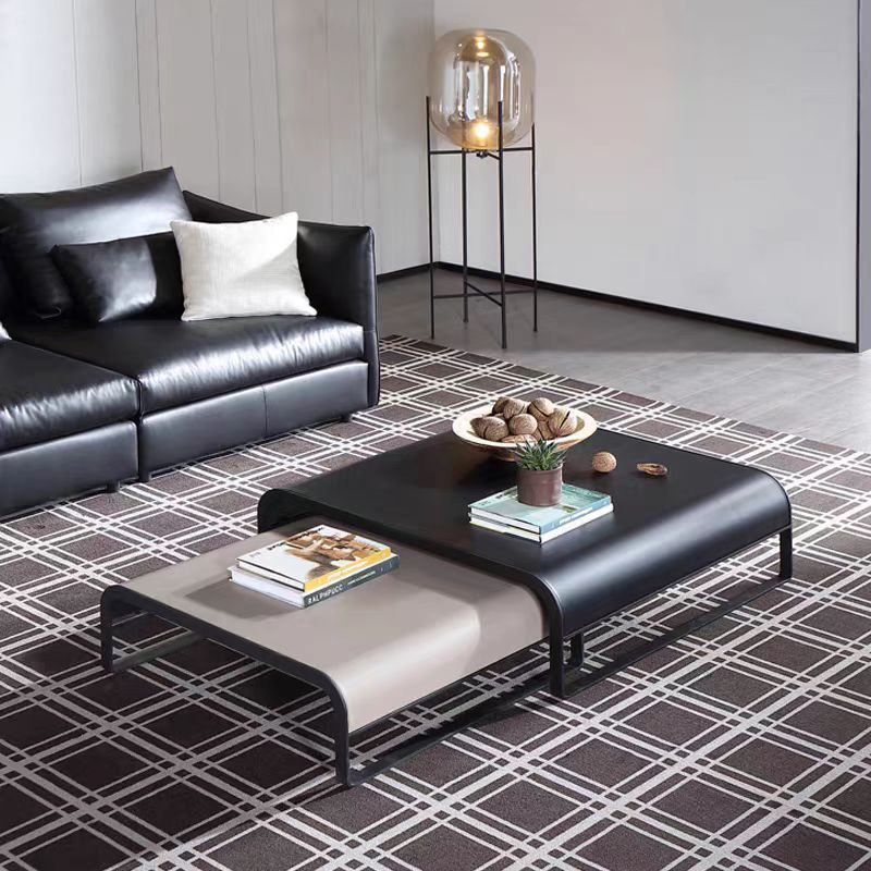 Gaoliang Coffee Table Rectangular Italian Luxury Home Furniture Coffee Table and Side Table Set OEM/ODM (KF169)