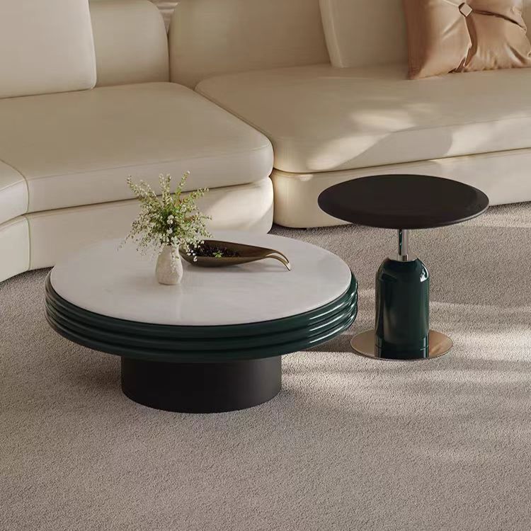 Gaoliang Coffee Table Set Luxury Modern Minimalist Round Living Room Coffee Tables OEM/ODM (KF344)