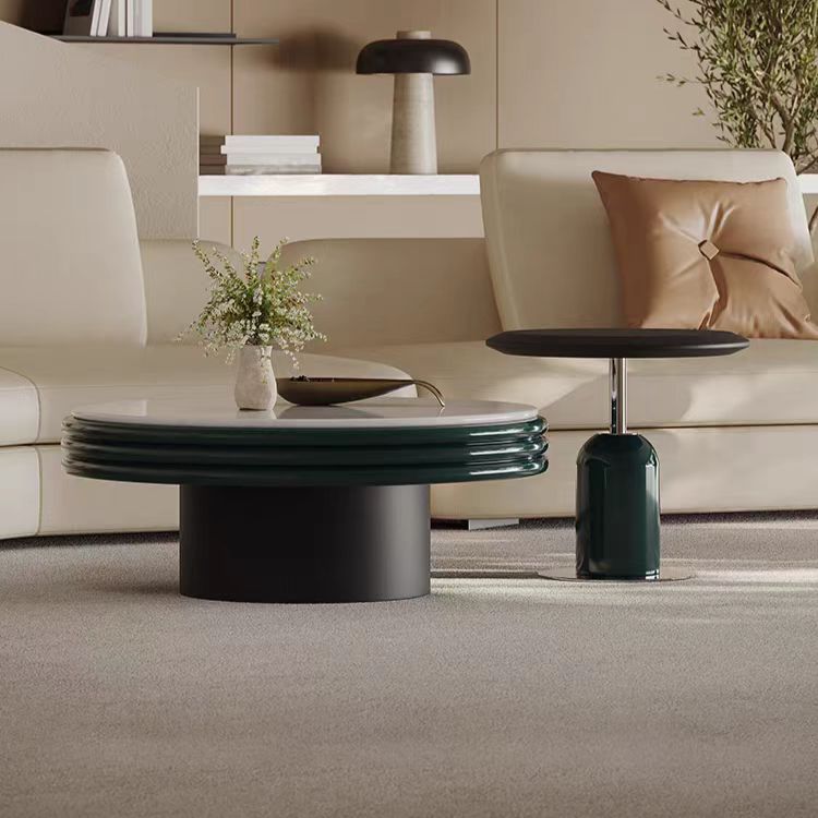 Gaoliang Coffee Table Set Luxury Modern Minimalist Round Living Room Coffee Tables OEM/ODM (KF344)