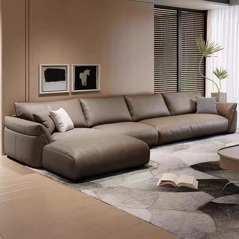 Gaoliang Sofa Modern Italian Leather High Quality Living Room Sofas OEM/ODM (SF71)