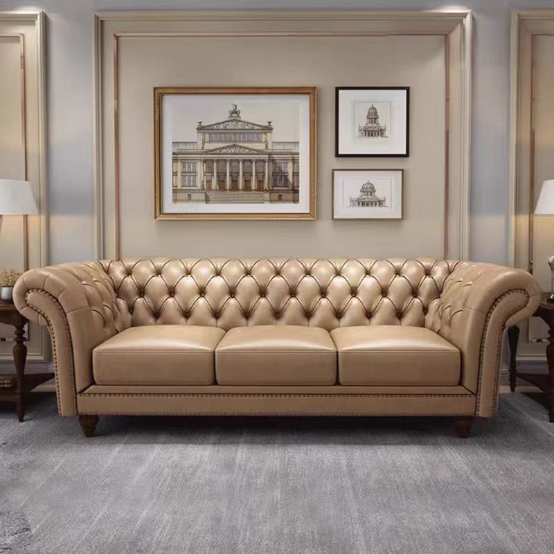 Gaoliang Sofa Set Furniture Luxury Leather Classic Design Living Room Sofas OEM/ODM (SF73)