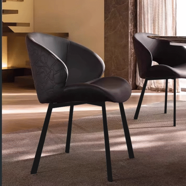 Gaoliang Dining Chairs Set of 4 Modern Creative Leather Dining Room Chairs OEM/ODM (YZ62)