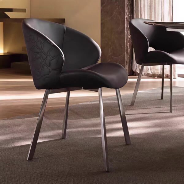 Gaoliang Dining Chairs Set of 4 Modern Creative Leather Dining Room Chairs OEM/ODM (YZ62)