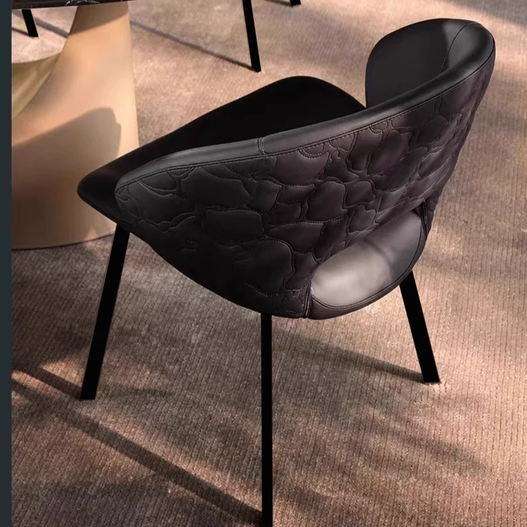 YZ62-3-1 Gaoliang Dining Chairs Set of 4 Modern Creative Leather Dining Room Chairs OEM/ODM (YZ62)