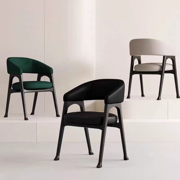 Gaoliang Dining Chair Faux Leather Multiple Color Options Dining Chair Wood OEM/ODM (YZ63)