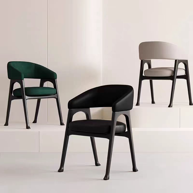Gaoliang Dining Chair Faux Leather Multiple Color Options Dining Chair Wood OEM/ODM (YZ63)