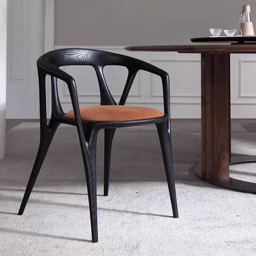 Gaoliang Dining Chair with Arms Nordic Minimalist Velvet Dining Room Chairs OEM/ODM (YZ68)
