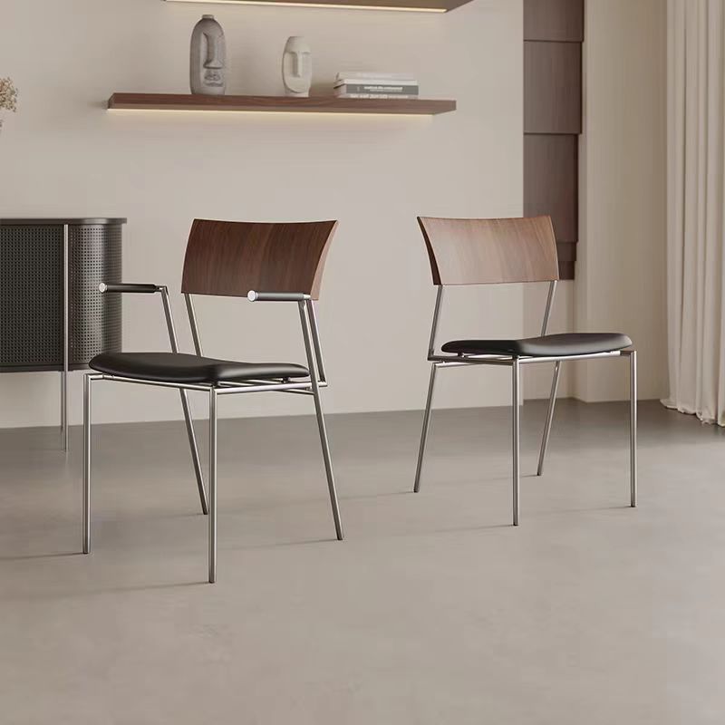 Gaoliang Dining Chair Italian Minimalist Modern Metal Frame Restaurant Dining Chairs OEM/ODM (YZ83)