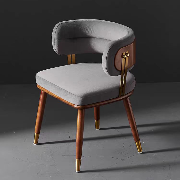 Gaoliang Dining Chair Luxury Modern Solid Wood Frame Dining Room Chairs OEM/ODM (YZ88)