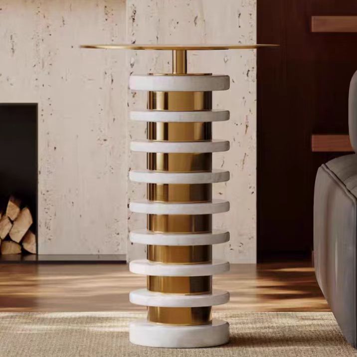 Gaoliang Side Table Modern Round Home Indoor Furniture Sofa Bed Side Tables OEM/ODM (BJ115)