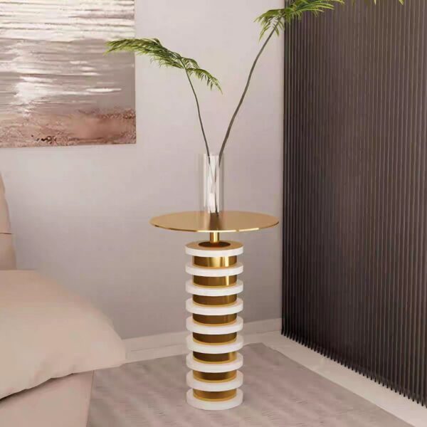 Gaoliang Side Table Modern Round Home Indoor Furniture Sofa Bed Side Tables OEM/ODM (BJ115)