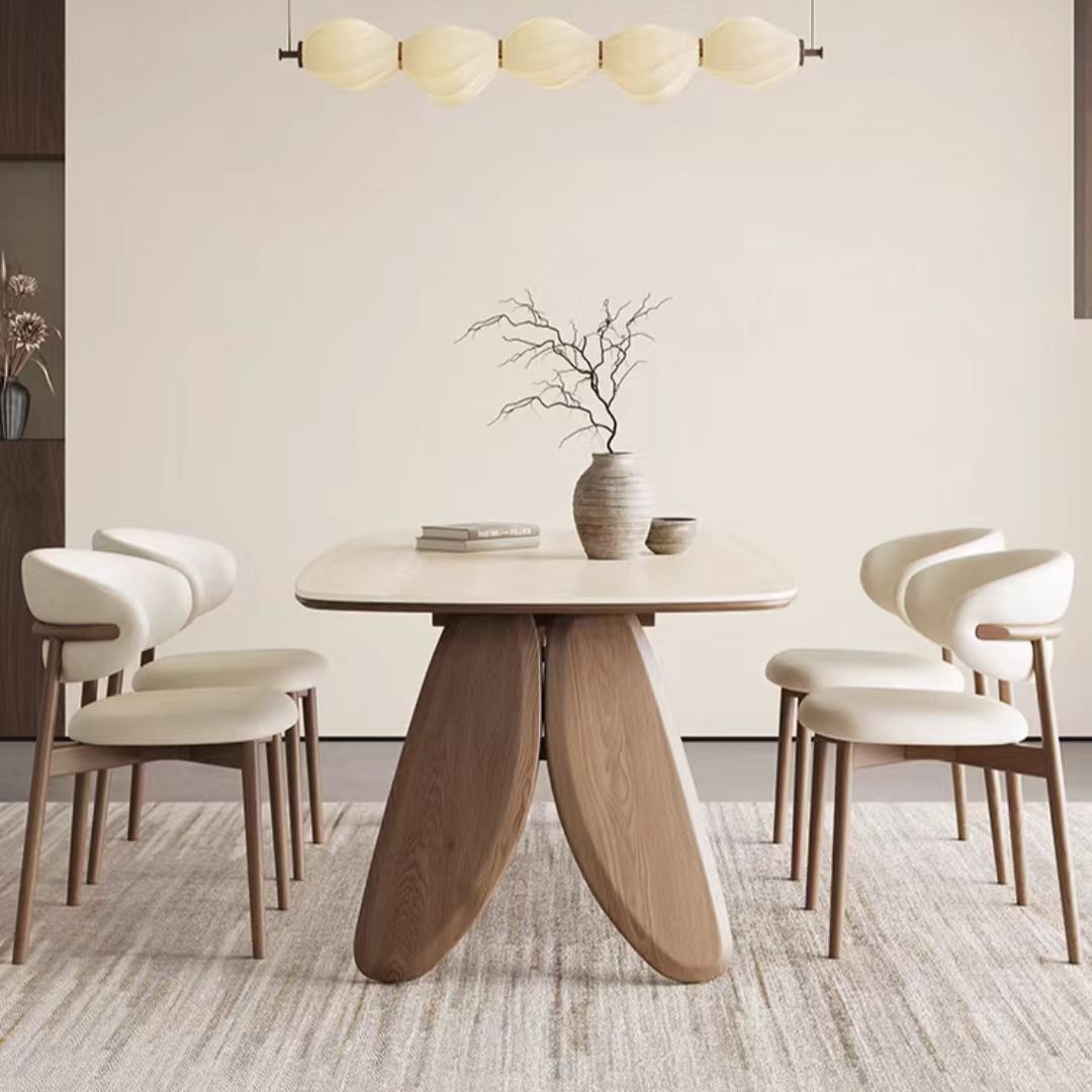 CZ21 (4) Gaoliang Dining Table Mid Century Stone Dining Table Modern OEM/ODM (CZ221)