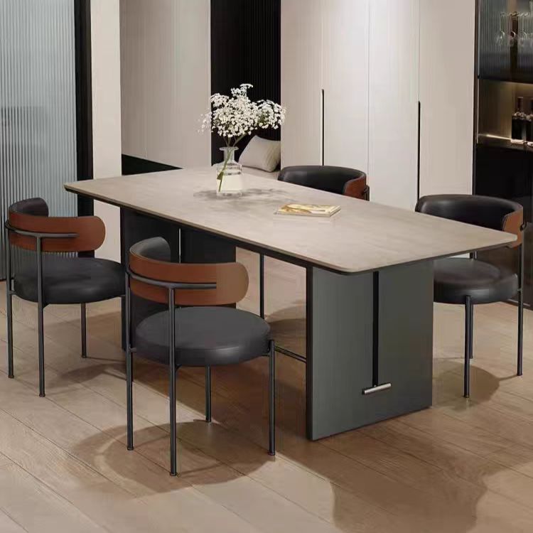 CZ216 (2) Gaoliang Dining Table Italian Retro Modern Minimalist Kitchen Table OEM/ODM (CZ216)