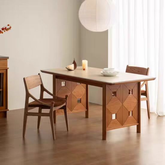 Gaoliang Dining Table Mid Century Modern Dining Table and Chairs for 6 OEM/ODM (CZ223)