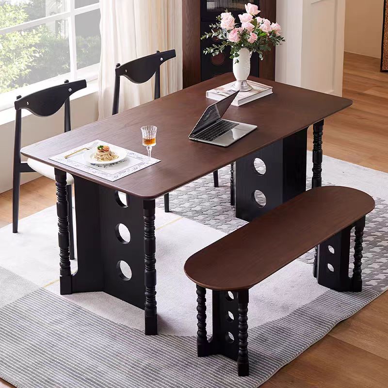 CZ224 (1) Gaoliang Dining Table Modern Long French Retro Style Dining Room Sets OEM/ODM (CZ224)