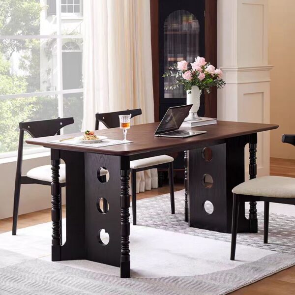 Gaoliang Dining Table Modern Long French Retro Style Dining Room Sets OEM/ODM (CZ224)