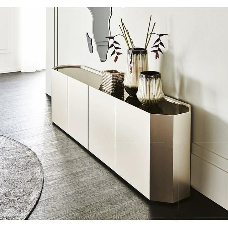 GZ179 (2) Gaoliang Storage Cabinet Italian Light Luxury Sideboard Living Room Cabinets OEM/ODM (GZ179)