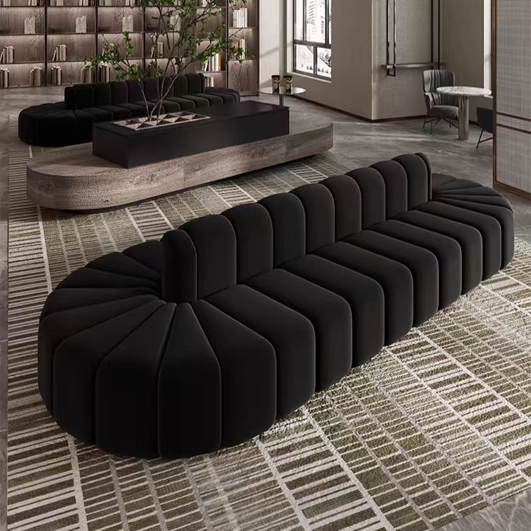 Gaoliang Sofa Modern Black Luxury Double-sided Couch Living Room Sofas OEM/ODM (SF85)