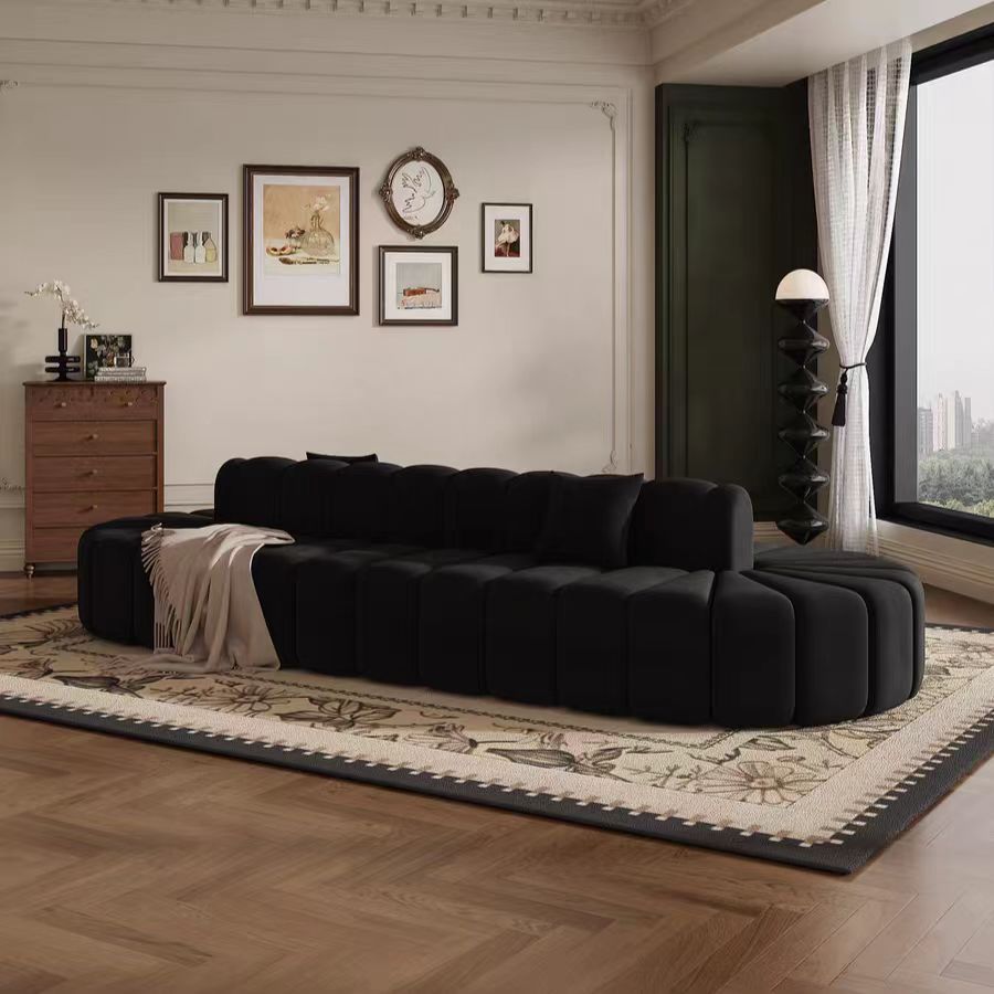 Gaoliang Sofa Modern Black Luxury Double-sided Couch Living Room Sofas OEM/ODM (SF85)