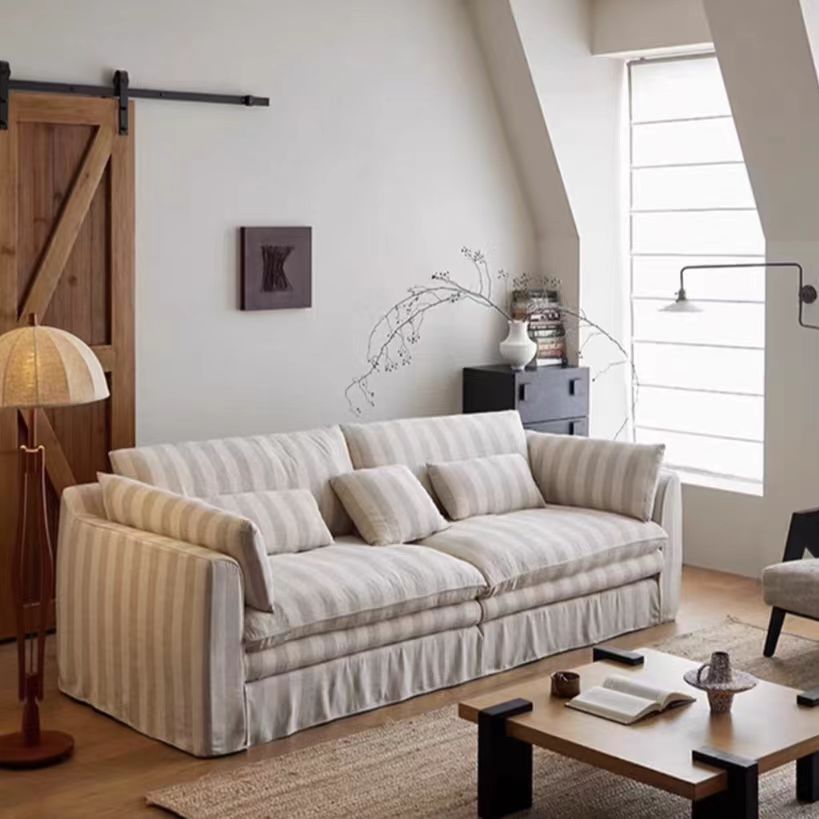 SF86 (1) Gaoliang Sofa French Cream Style American Sofa for Bedroom Washable OEM/ODM (SF86)