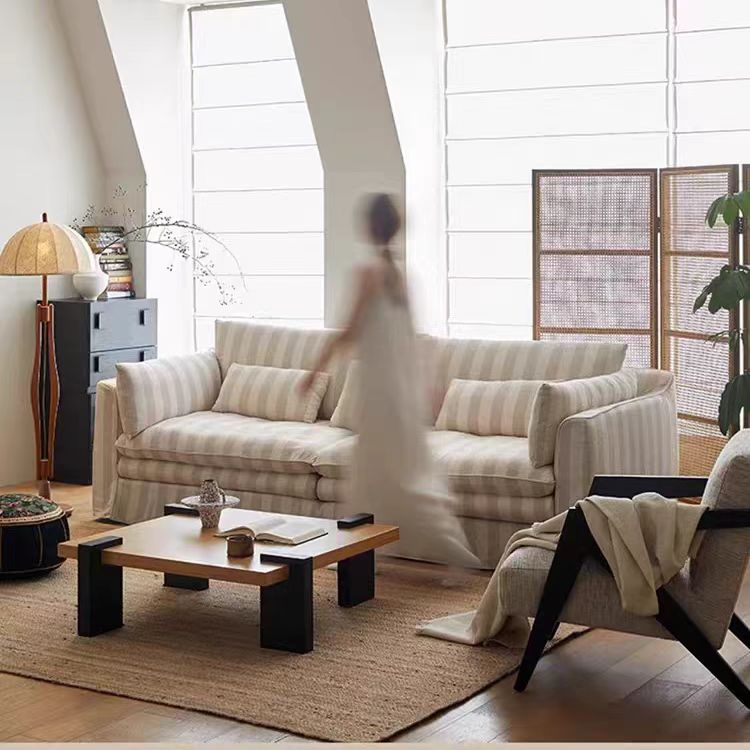 SF86 (2) Gaoliang Sofa French Cream Style American Sofa for Bedroom Washable OEM/ODM (SF86)