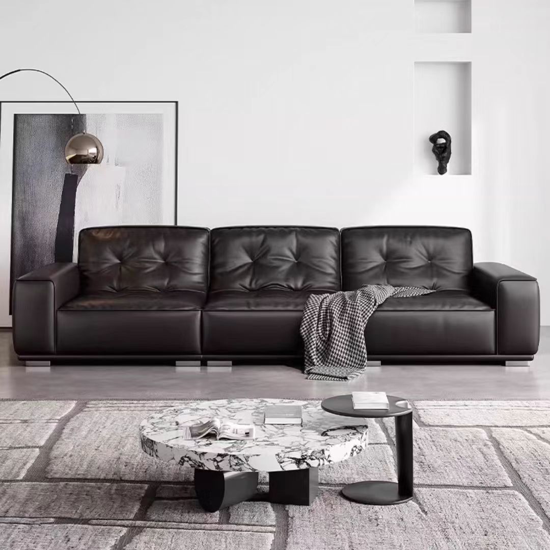 SF87 (3) Gaoliang Sofa Luxury Chesterfield Chaise Lounge Sofa Set Furniture OEM/ODM (SF87)
