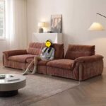 Gaoliang Sofa Adjustable Backrest Cloud Couch Sectional Sofa OEM/ODM (SF89)