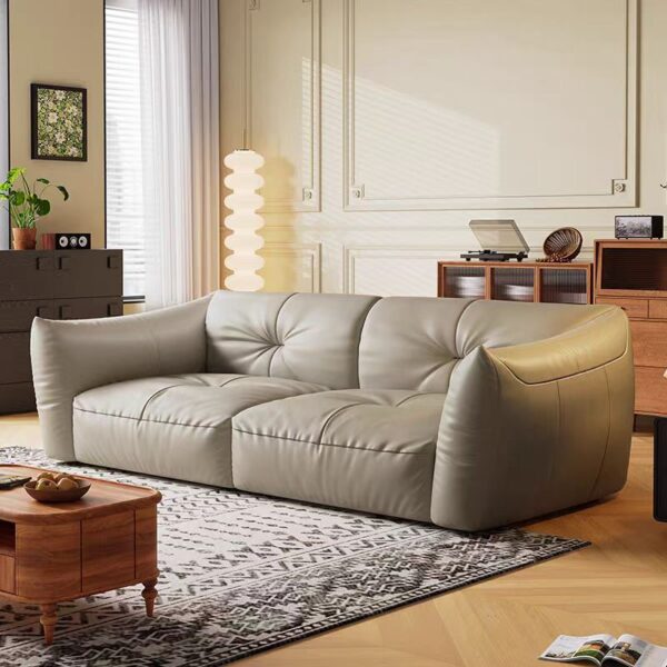 Gaoliang Sofa Light Luxury Leather Couch Set Living Room Sofa Furniture OEM/ODM (SF90)