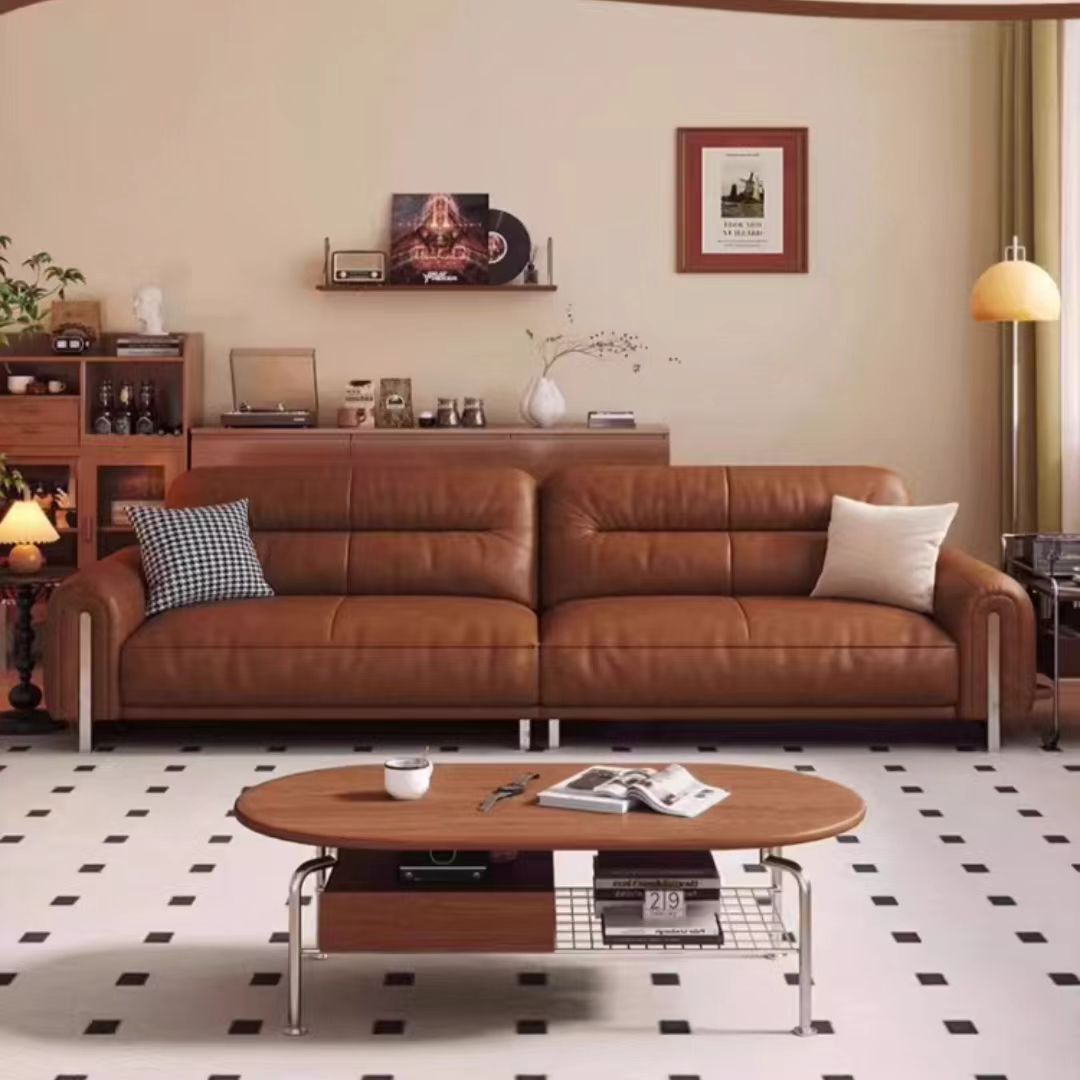 SF91 (2) Gaoliang Sofa Mid Century Living Room Home Office Chaise Lounge Sofa OEM/ODM (SF91)