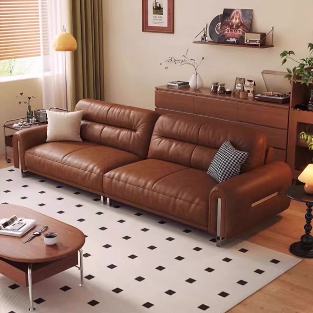 SF91 (3) Gaoliang Sofa Mid Century Living Room Home Office Chaise Lounge Sofa OEM/ODM (SF91)