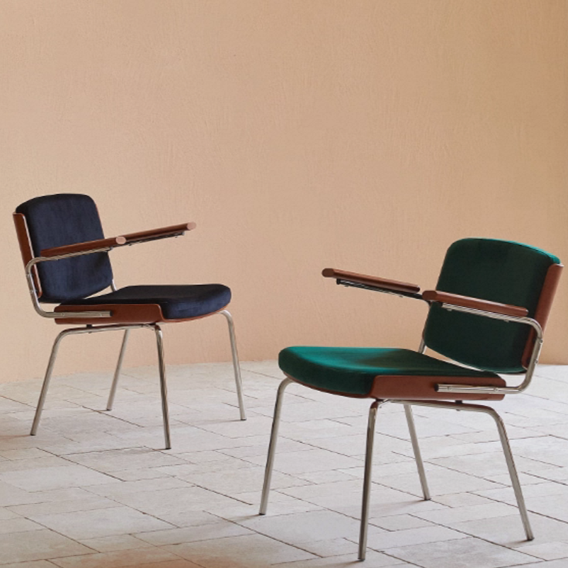 Gaoliang Dining Chairs Modern Stainless Steel Designer Dining Chair OEM/ODM (YZ218)