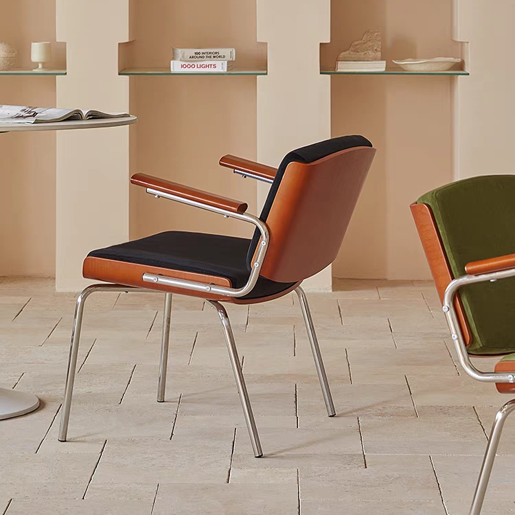 yz218 (6) Gaoliang Dining Chairs Modern Stainless Steel Designer Dining Chair OEM/ODM (YZ218)