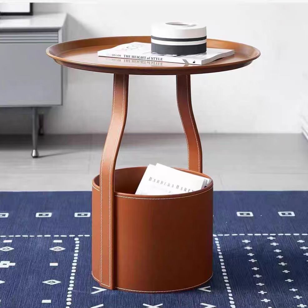 Gaoliang Side Table Modern Leather High-end Living Room Side Tables OEM/ODM (BJ107)