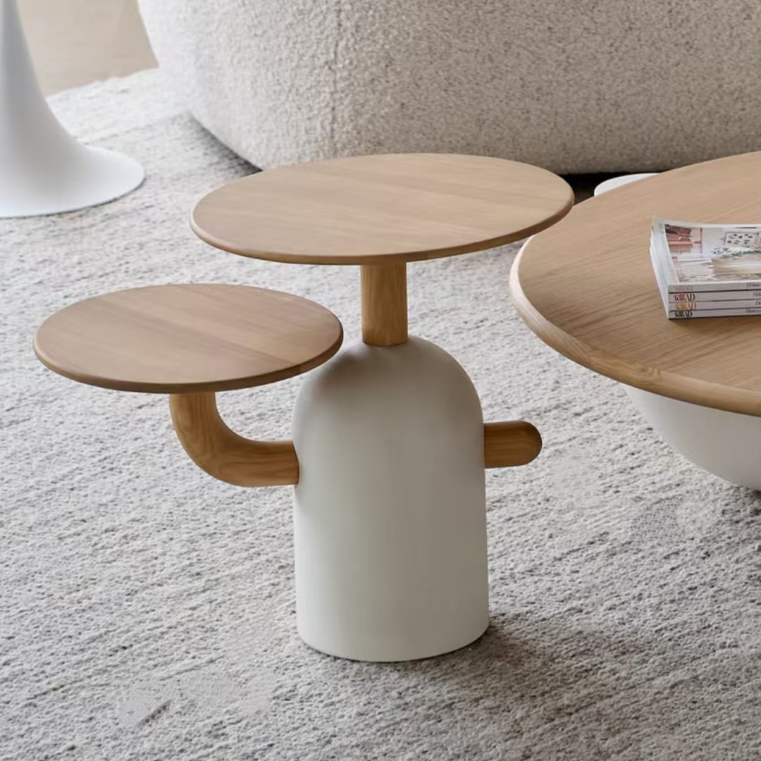 Gaoliang Side Table Modern Nordic Ash Wood Side Table for Small Spaces OEM/ODM (BJ113)