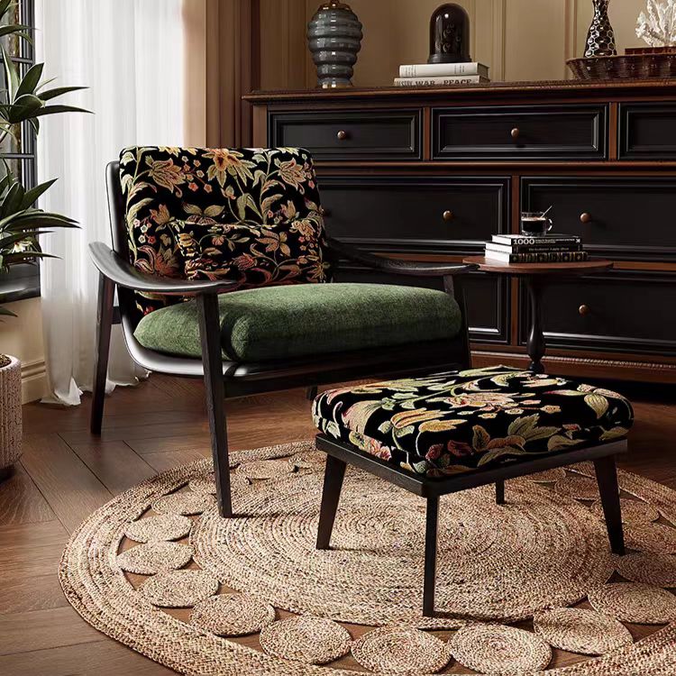 DY273 (6) Gaoliang Lounge Chair With Ottoman Living Room Armchair OEM/ODM (DY273)