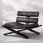 Gaoliang Accent Chair Modern Luxury Stainless Steel Black Armchairs OEM/ODM (DY276)
