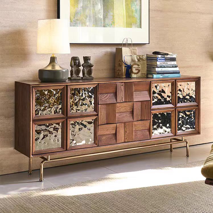 Gaoliang Cabinet Sideboard French Mid-century Storage Cabinet Furniture OEM/ODM (GZ180)