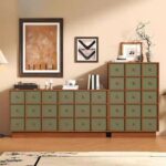 Gaoliang Sideboard Retro French Wooden Storage Living Room Cabinets OEM/ODM (GZ184)