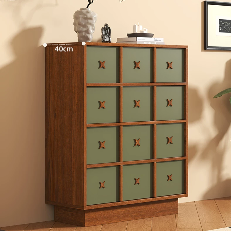 GZ184 (3) Gaoliang Sideboard Retro French Wooden Storage Living Room Cabinets OEM/ODM (GZ184)