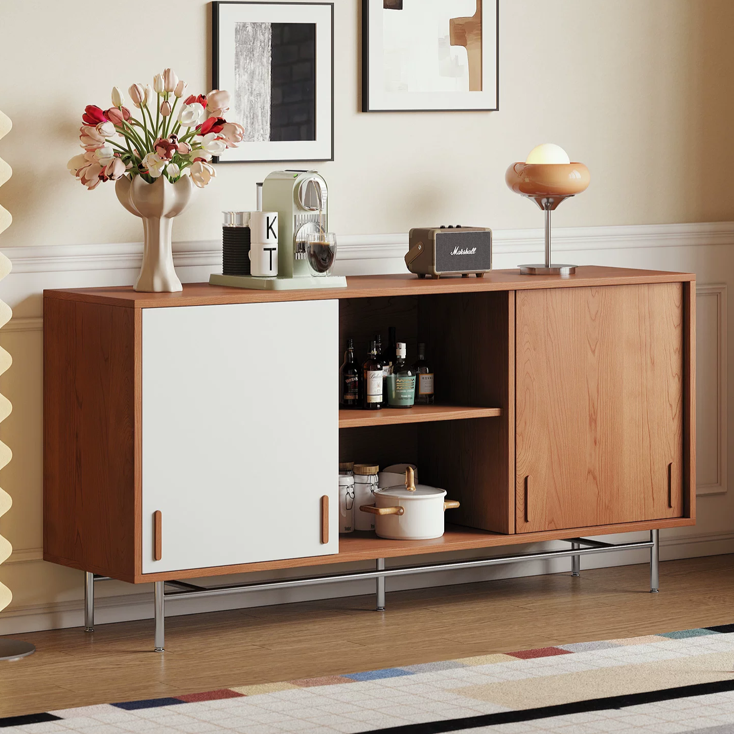 Gaoliang Sideboard Modern High Quality Wooden Cabinet Furniture OEM/ODM (GZ185)