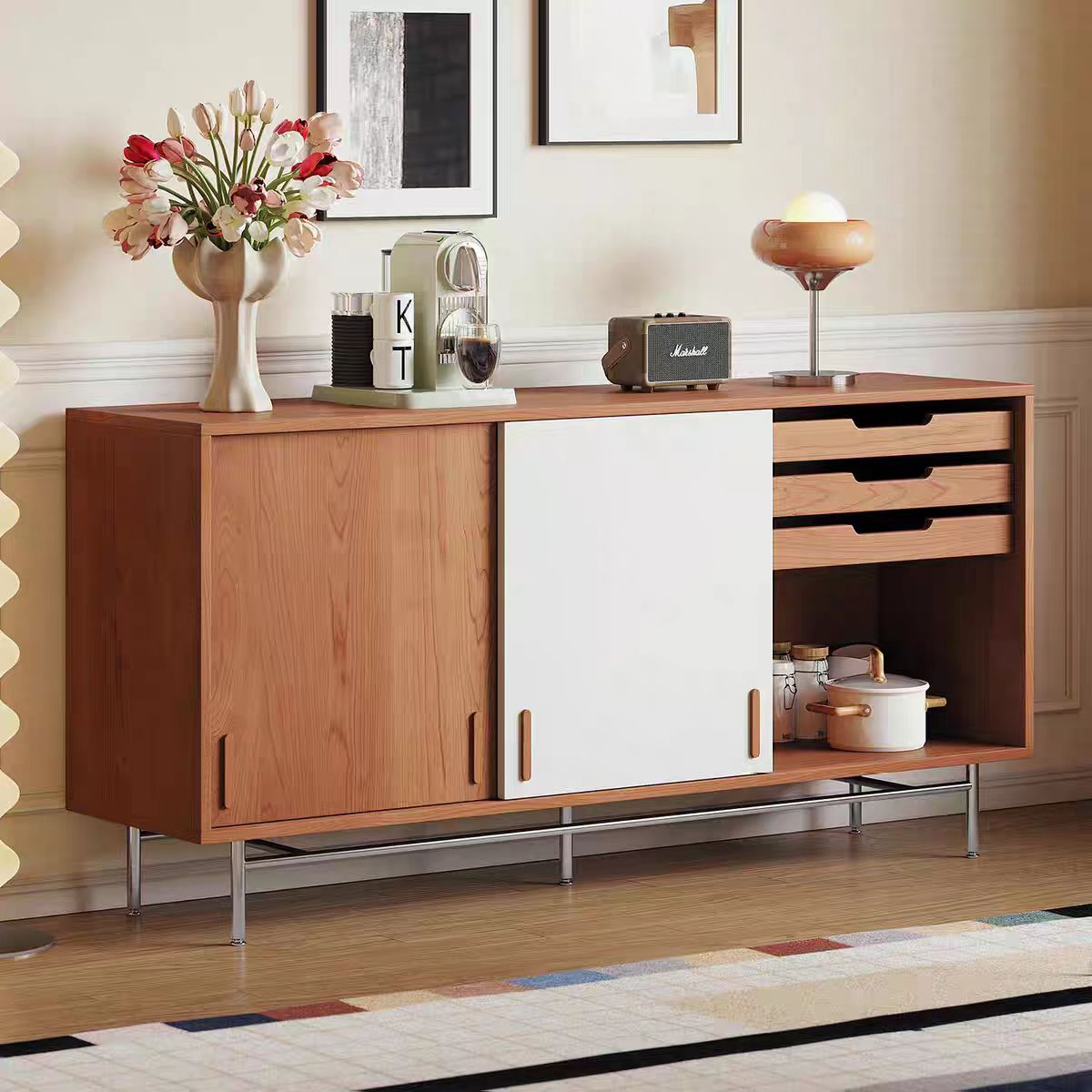 Gaoliang Sideboard Modern High Quality Wooden Cabinet Furniture OEM/ODM (GZ185)