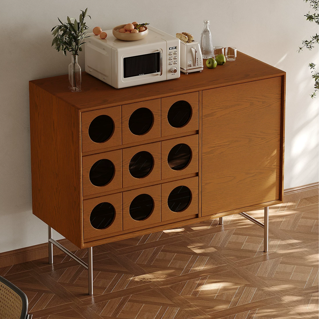 Gaoliang Buffet Cabinet Modern Wooden Storage Cabinet With Drawer OEM/ODM (GZ186)