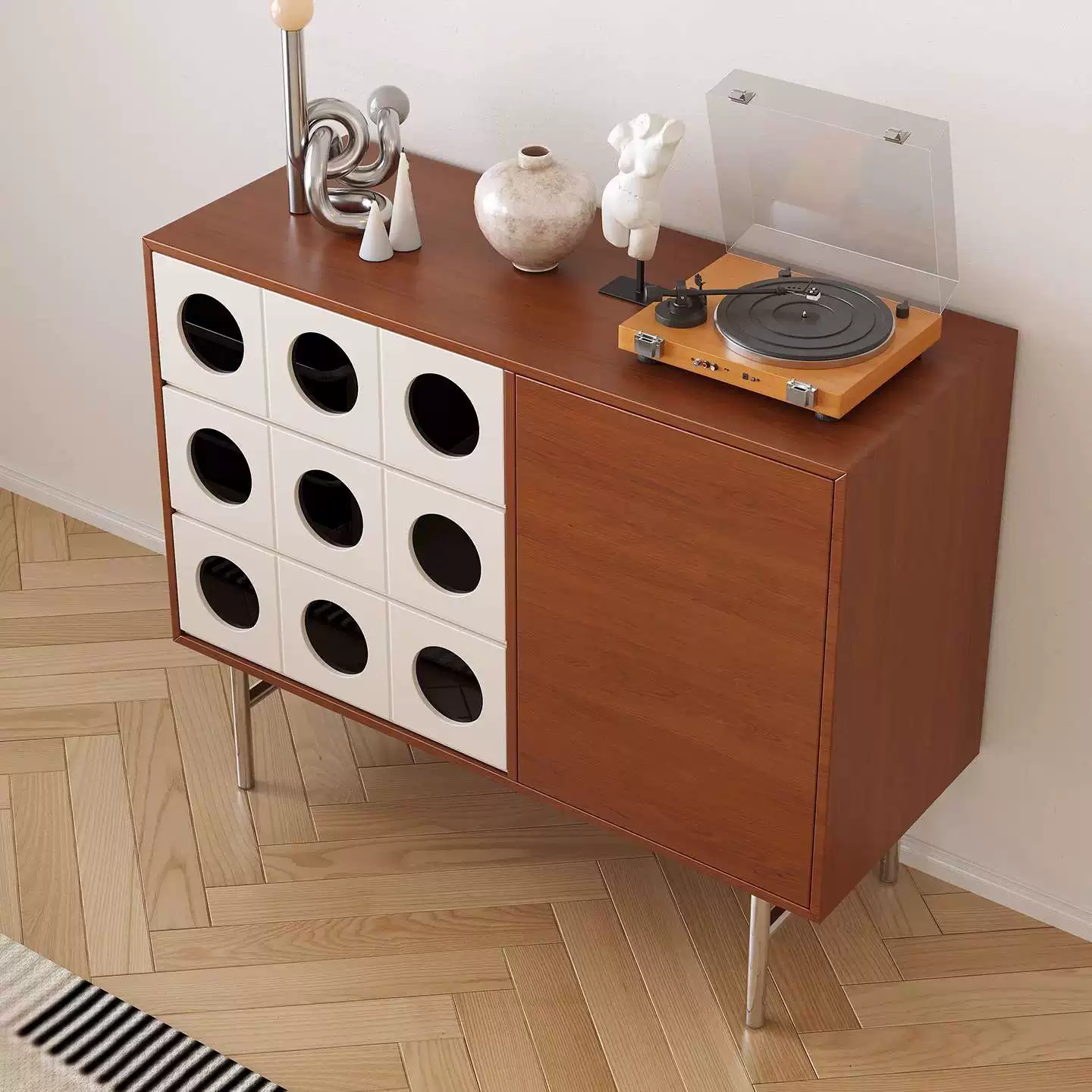 Gaoliang Living Room Cabinets Modern Wooden Entrance Sideboard OEM/ODM (GZ190)