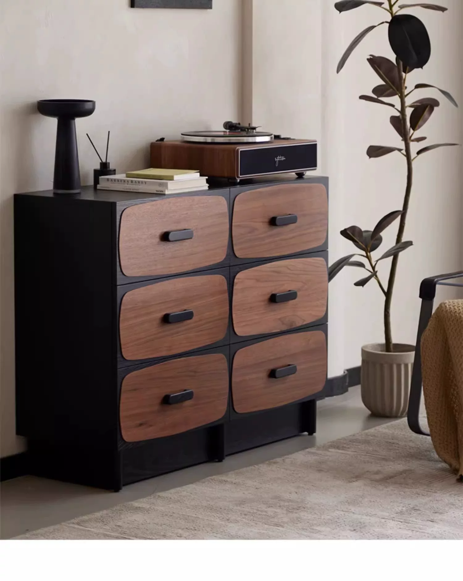 Gaoliang Storage Cabinet Wooden Indoor Home Furniture Sideboard OEM/ODM (GZ195)