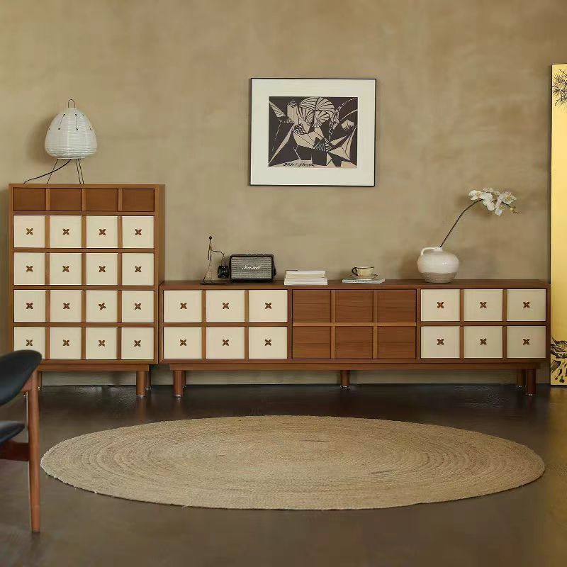 GZ198 (5) Gaoliang Sideboard Modern Farmhouse Household Indoor Cabinets Furniture OEM/ODM (GZ198)